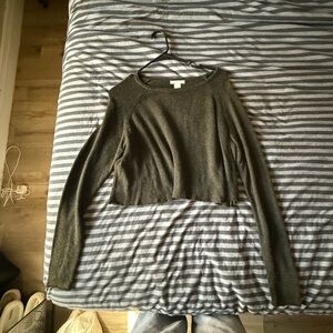 H&M Forest Green Knit Top